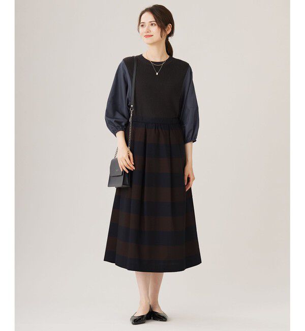 自由区「【カタログ掲載・洗える】スラブシャンタン スカート」|スカート|