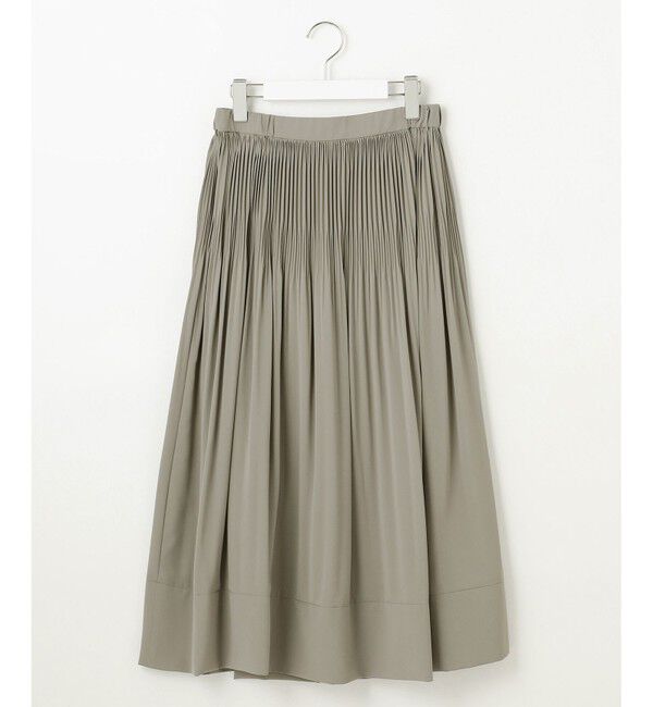 自由区「【セットアップ対応・洗える】ライトサテンプリーツ スカート」|スカート|