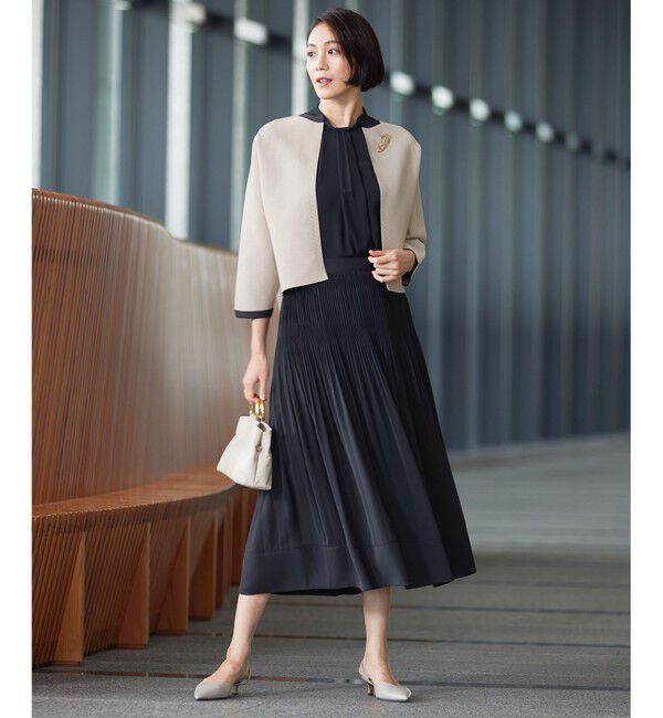 自由区「【セットアップ対応・洗える】ライトサテンプリーツ スカート」|スカート|