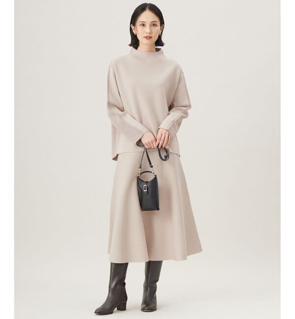 自由区「【セットアップ対応・洗える】ウールミラノニット スカート」|スカート|