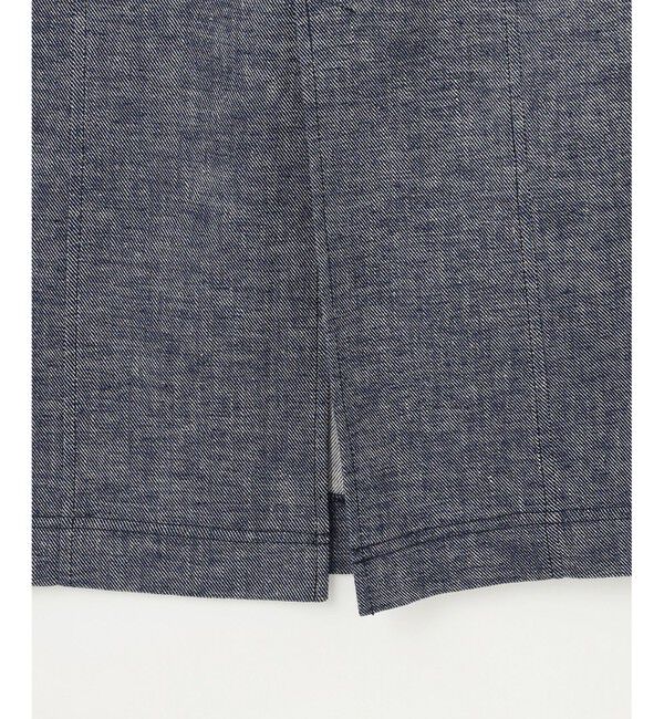 自由区「【洗える】コットンリネンシャンブレー スカート」|スカート|