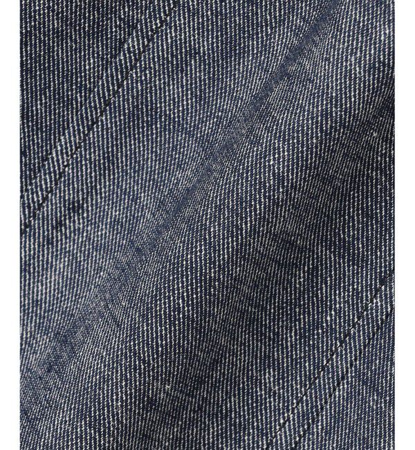 自由区「【洗える】コットンリネンシャンブレー スカート」|スカート|