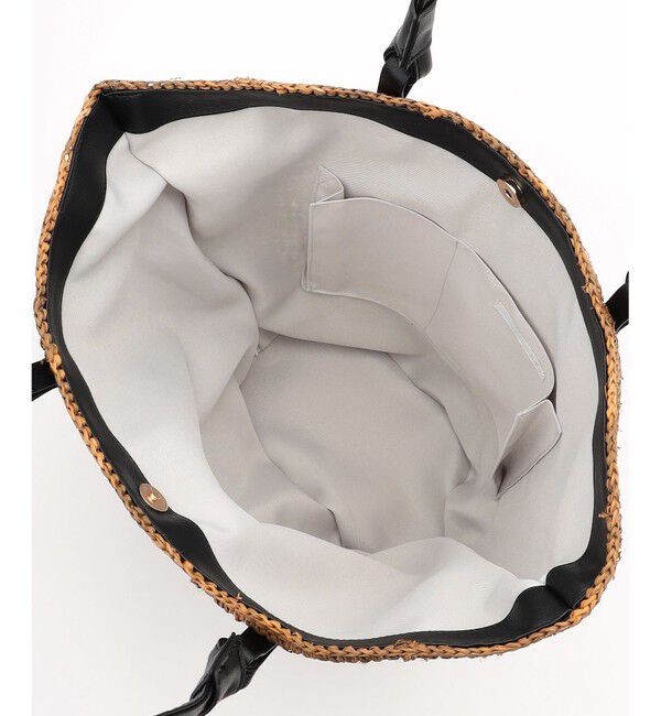 自由区「【カタログ掲載】ラフィアテーパードトート バッグ」|トートバッグ|