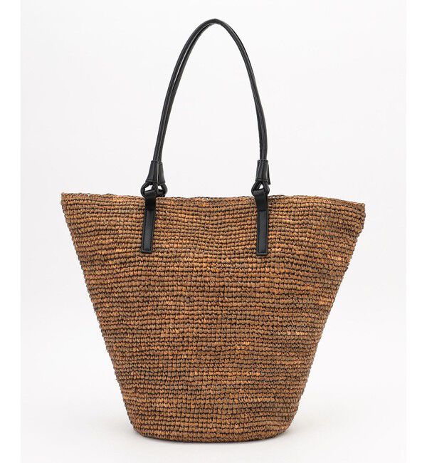 自由区「【カタログ掲載】ラフィアテーパードトート バッグ」|トートバッグ|