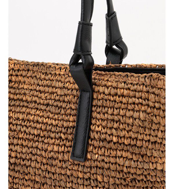 自由区「【カタログ掲載】ラフィアテーパードトート バッグ」|トートバッグ|