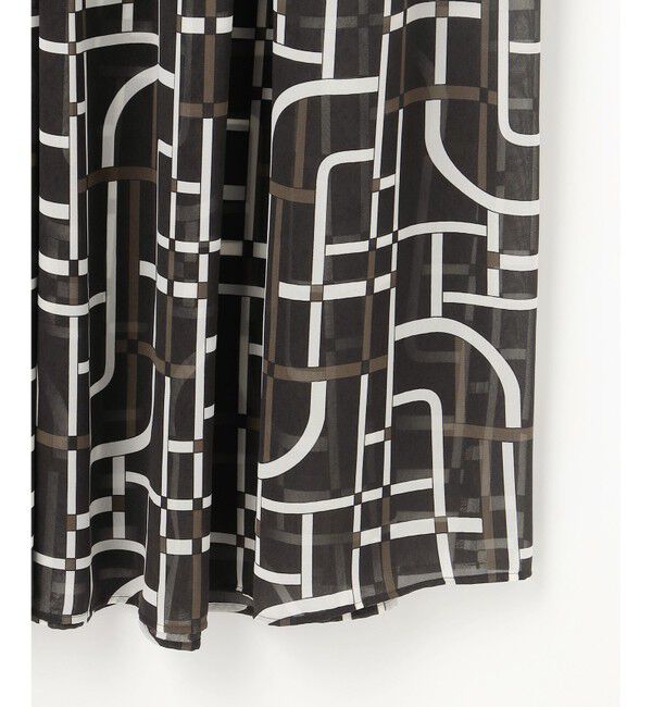 自由区「ジオメトリックレトロプリント ワンピース」|ワンピース|