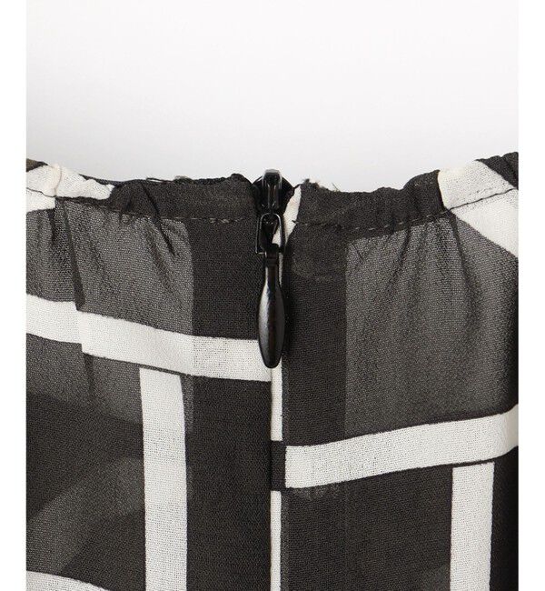 自由区「ジオメトリックレトロプリント ワンピース」|ワンピース|