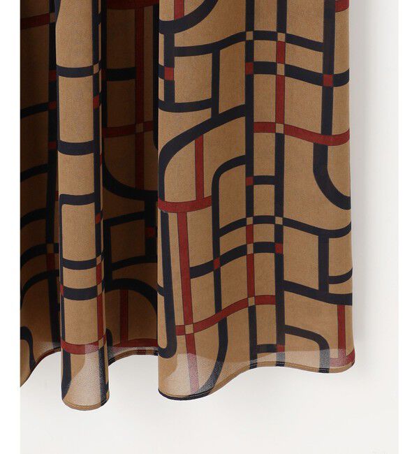 自由区「ジオメトリックレトロプリント ワンピース」|ワンピース|