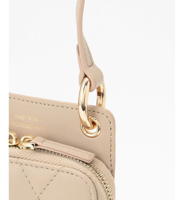 23区「【新色追加】キルティング スマホ ポシェット」|ショルダー・メッセンジャー|