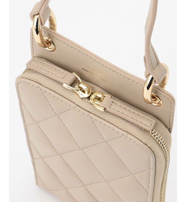 23区「【新色追加】キルティング スマホ ポシェット」|ショルダー・メッセンジャー|