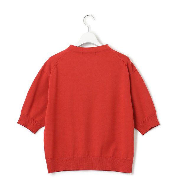 23区「【洗える/アンサンブル対応】ヴィスコースストレッチ 半袖 ニット」|カーディガン|