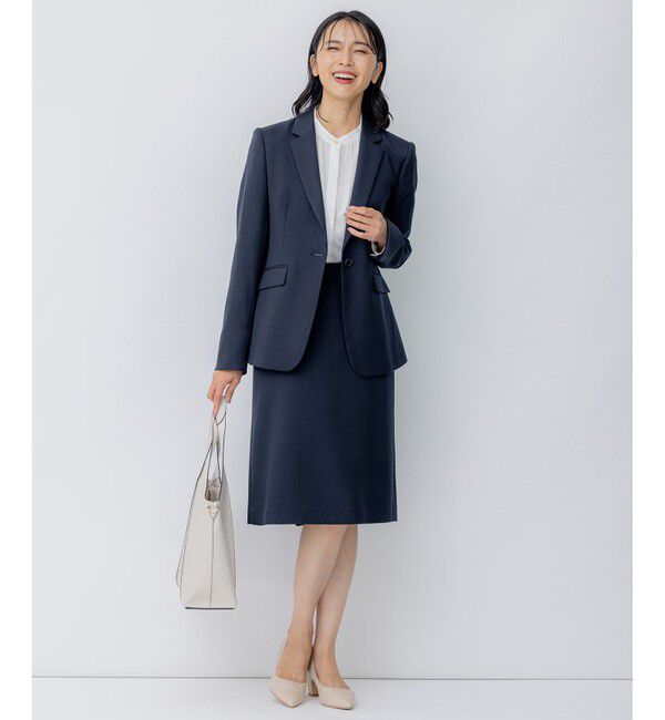 23区「【洗える】ウールライクカルゼ タイト スカート」|スカート|