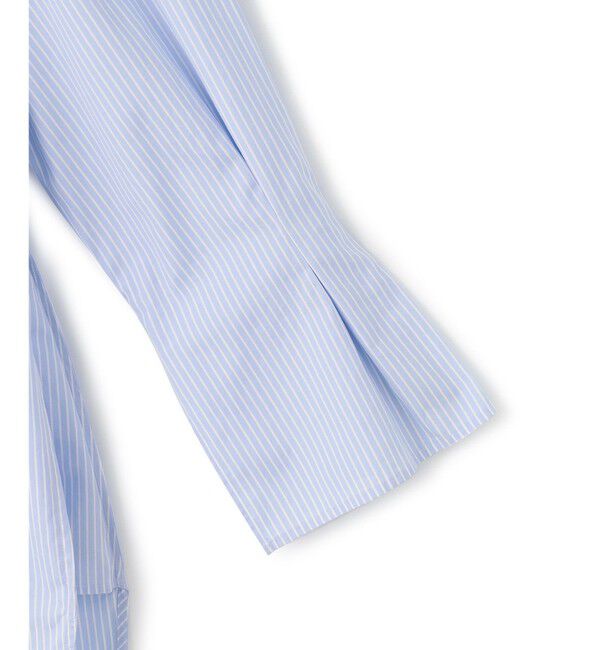 23区「CANCLINI スキッパーベルト付き ブラウス」|シャツ・ブラウス|