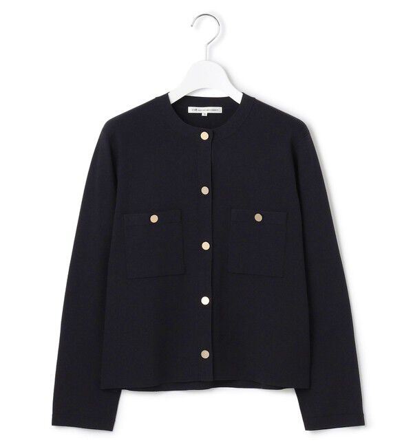 23区「【洗える】コンフォートストレッチ ニット カーディガン」|カーディガン|