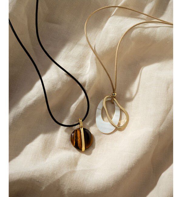 23区「ラウンドストーン ネックレス」|ネックレス|