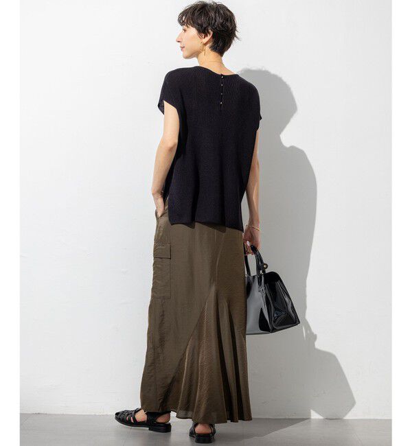 23区「【SLOW/一部店舗限定】ブライトヴィンテージクロス Iライン スカート」|スカート|