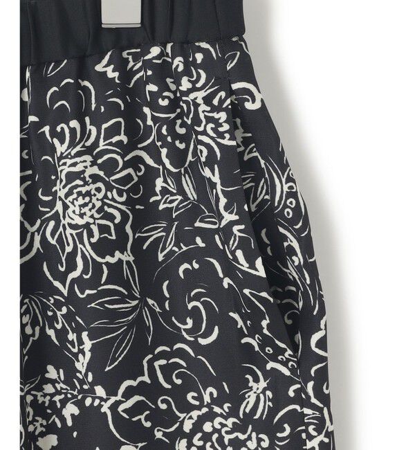 23区「【洗える】アンティークフラワープリント ワイド パンツ」|その他|