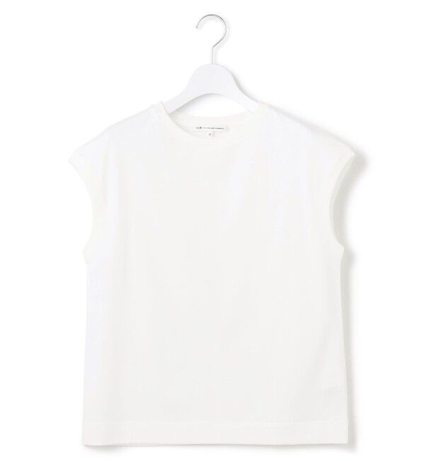 23区「【洗える】コンパクトヤーン フレンチスリーブ Tシャツ」|Tシャツ・カットソー|