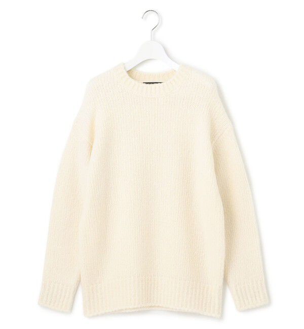 23区「【見上愛さん着用/STORY・VERY掲載】ブラッシュドエアーウール ファンシーニット」|ニット・セーター|