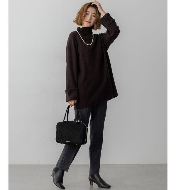 23区「【WEB&一部店舗限定】スエード ボストン バッグ」|ボストンバッグ|