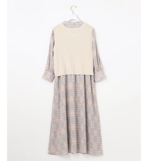 any SiS「【2SET】ニットジレワンピース セット」|スーツ|