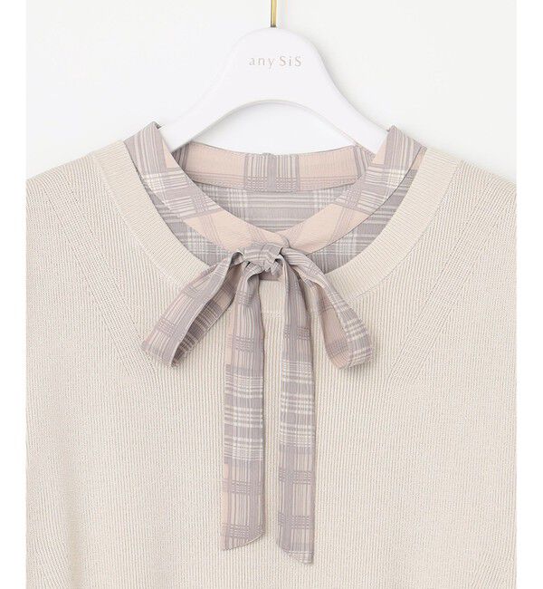 any SiS「【2SET】ニットジレワンピース セット」|スーツ|