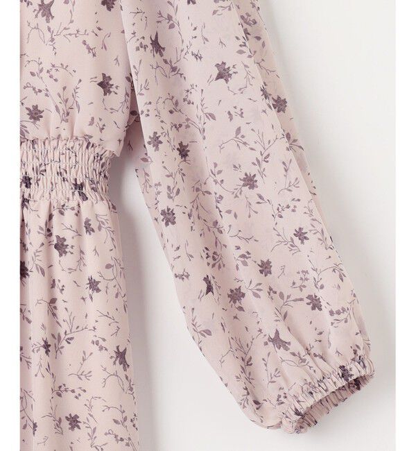 ANY SIS「【洗える】フラワーブルームパフスーブ ワンピース」|ドレス|