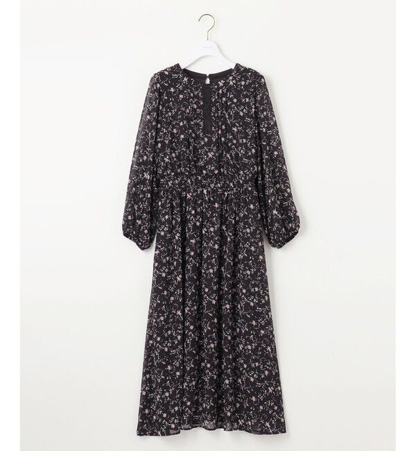 ANY SIS「【洗える】フラワーブルームパフスーブ ワンピース」|ドレス|