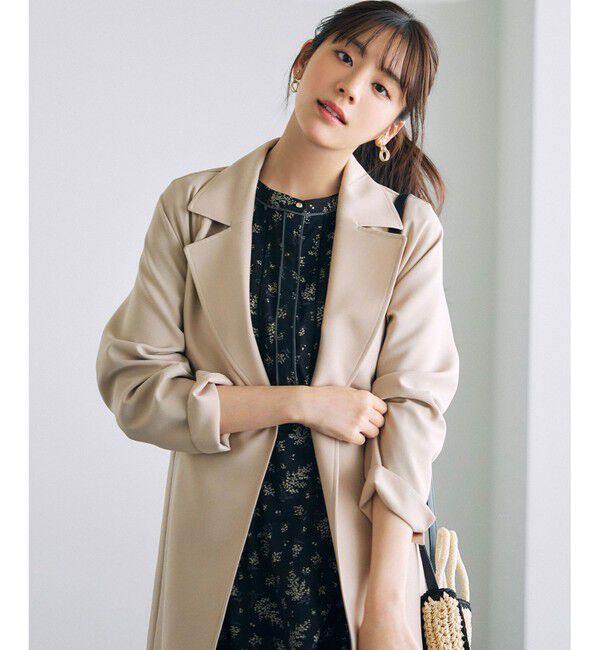 ANY SIS「【洗える】ライトミディトレンチ コート」|トレンチコート|