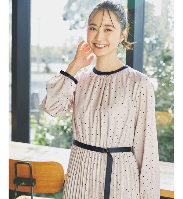 any SiS「【2WAY】バイカラープリーツ ワンピース」|ワンピース|