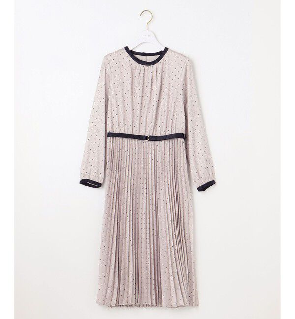 any SiS「【2WAY】バイカラープリーツ ワンピース」|ワンピース|