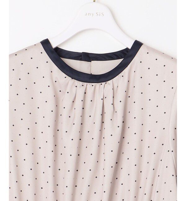 any SiS「【2WAY】バイカラープリーツ ワンピース」|ワンピース|
