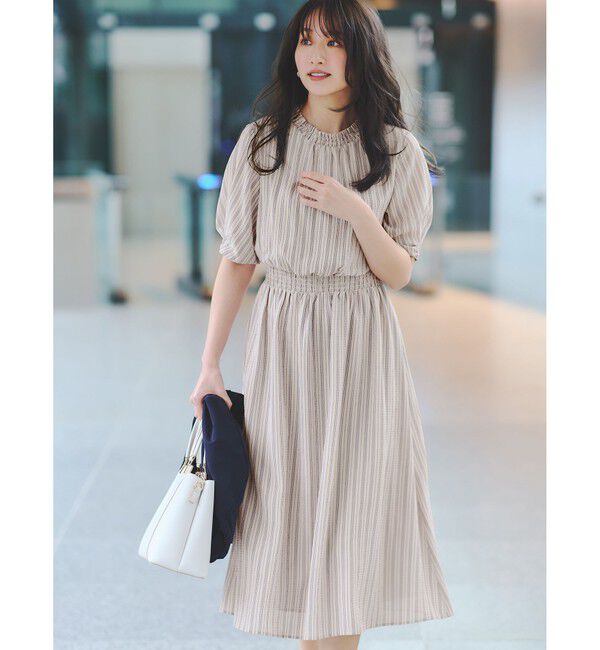 any SiS「【洗える】ノーカラーライト ジャケット」|ノーカラージャケット|