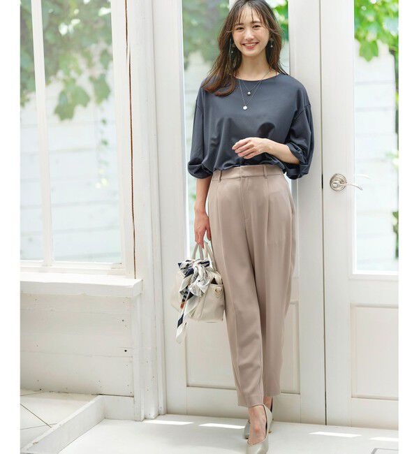 any SiS「シルケットスムースツイストスリーブ カットソー」|Tシャツ・カットソー|