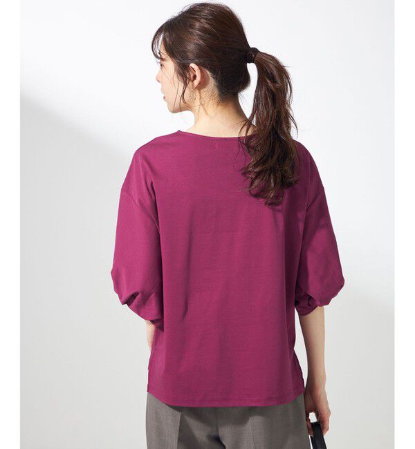 any SiS「シルケットスムースツイストスリーブ カットソー」|Tシャツ・カットソー|