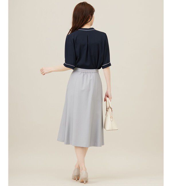 ANY SIS「【UVカット・接触冷感・吸水速乾】スマートビューティストレッチ  フレアスカート」|スカート|