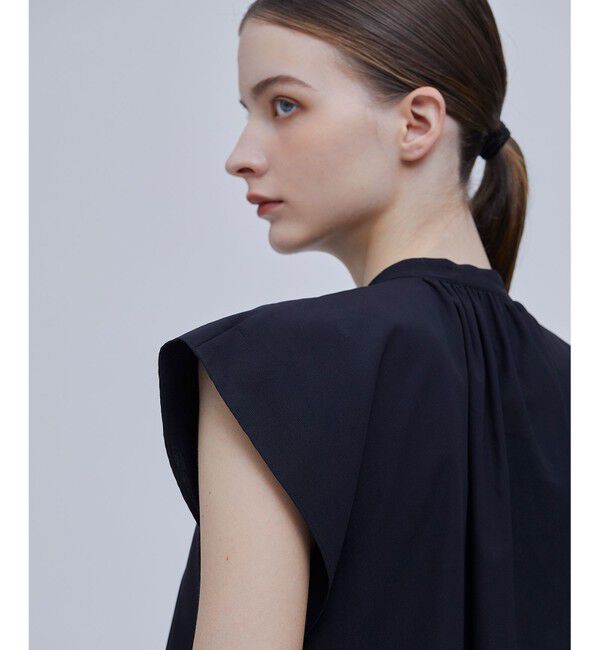 BEIGE,「LUCILLE / バンドカラーブラウス」|シャツ・ブラウス|