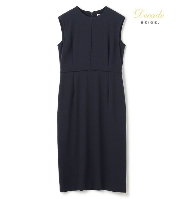 BEIGE,「CINDY / クルーネックドレス」|ワンピース|Navy&times;Black