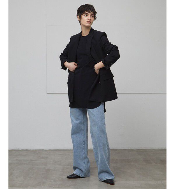 BEIGE,「【洗える】BROIS / ロング丈カットソー」|Tシャツ・カットソー|