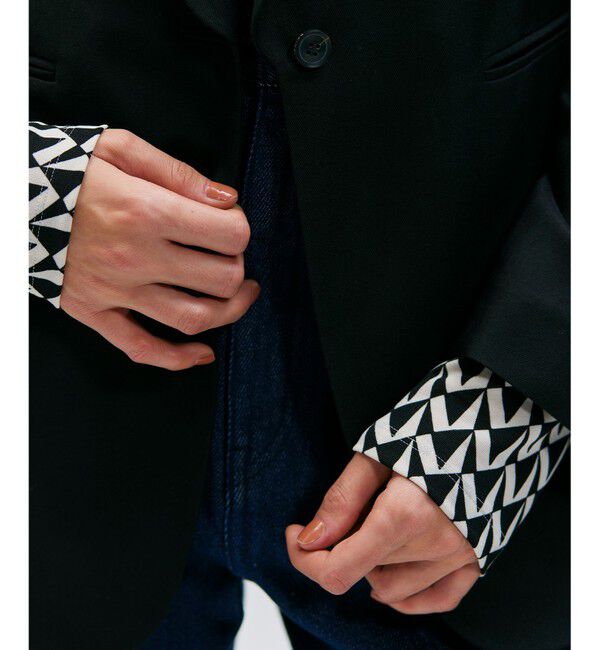 BEIGE,「【Oggi 11月号掲載】COBURN / シルク混ショールカラージャケット」|テーラードジャケット|