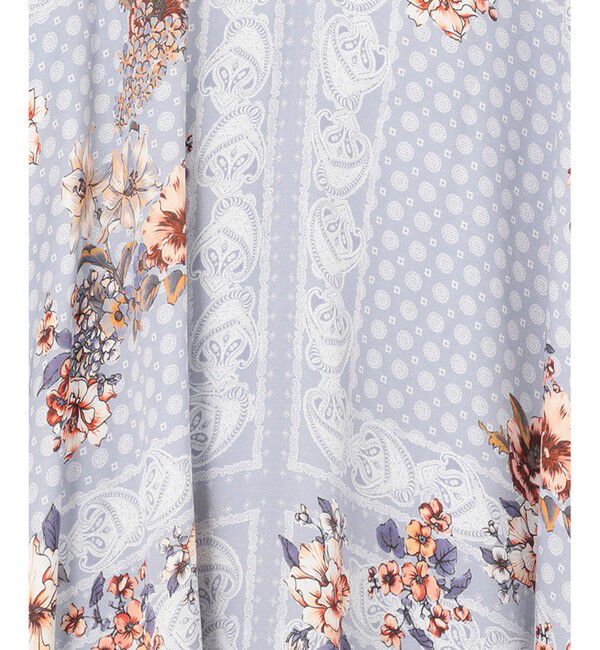 GRACE CONTINENTAL「バンダナフラワープリントスカート」|スカート|