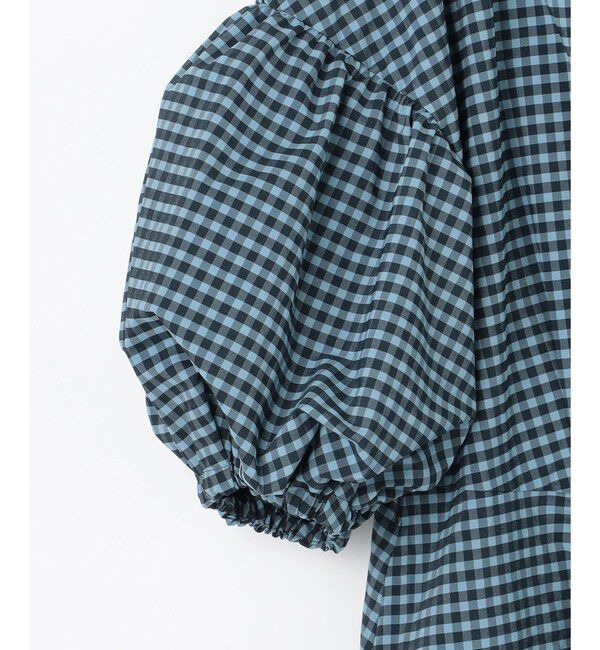  「チェックタフタワンピース」|ワンピース|