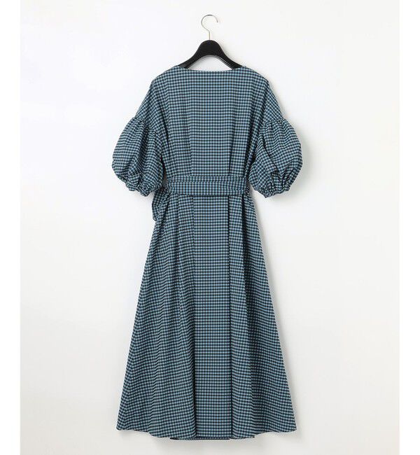  「チェックタフタワンピース」|ワンピース|