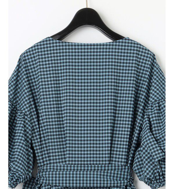  「チェックタフタワンピース」|ワンピース|