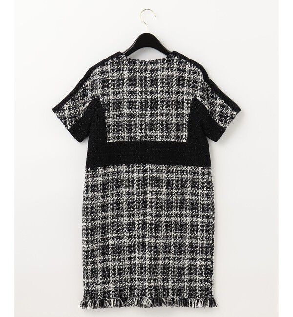  「ラメツイードミニワンピース」|ワンピース|