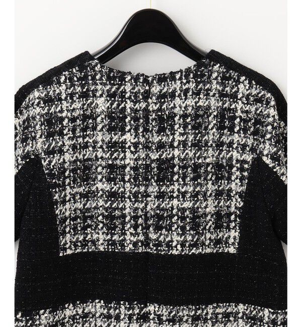  「ラメツイードミニワンピース」|ワンピース|