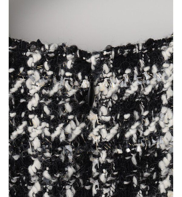  「ラメツイードミニワンピース」|ワンピース|