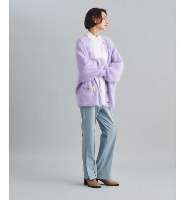  「ビットアンゴラニットカーディガン」|カーディガン|