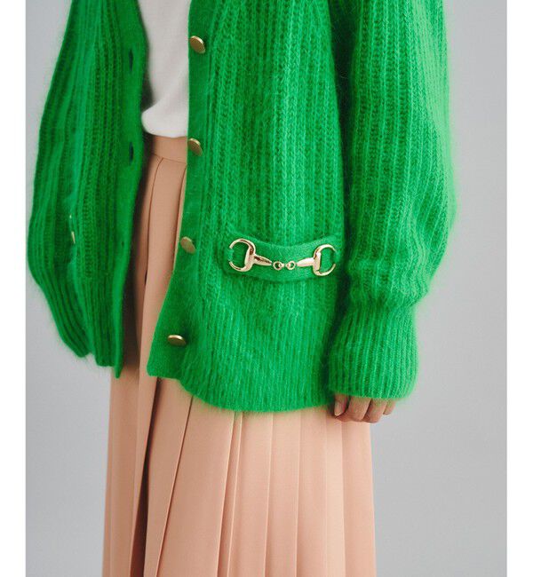  「ビットアンゴラニットカーディガン」|カーディガン|