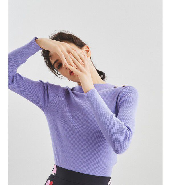  「バックシャンニットトップ」|ニット・セーター|